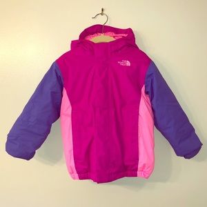 The North Face Girls Snowquest winter jacket.